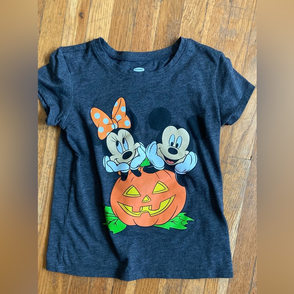 Old Navy Collectabletees Halloween Mickey Minnie Disney Toddler girls 4T